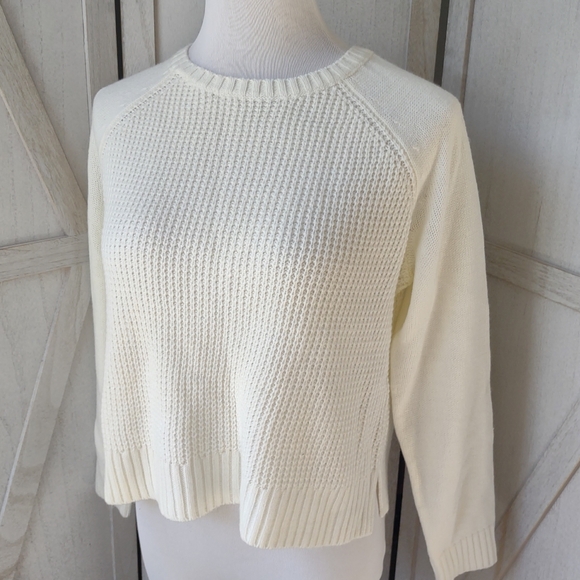 Knit Ivory Sweater - Picture 1 of 16